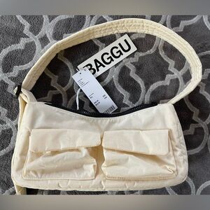 NWT BAGGU Cargo Nylon Shoulder Bag